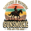 Classic Western TV - Cowboy Sunset Design