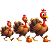Bébé dinde de Thanksgiving