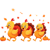 Bébé dinde de Thanksgiving