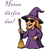 Sorcière violette avec style
