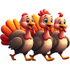 Bébé dinde de Thanksgiving