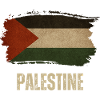 Drapeau grunge de la Palestine, fierté palestinienne