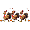 Bébé dinde de Thanksgiving