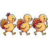 Bébé dinde de Thanksgiving