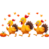 Bébé dinde de Thanksgiving