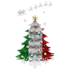 Christmas tree with Italy flag