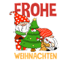 Merry Christmas Gnomes with Santa Hat