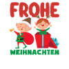 Merry Christmas gnome with Santa hat