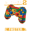 Building Blocks Gamer Gaming Brick Builder