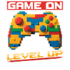 Building Blocks Gamer Gaming Brick Builder