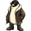 Penguin Cool Winter