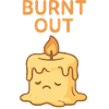 Burnt Out Candle Mood Tee