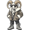 Mountain Goat Cool Winter