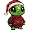 Schildkröte Weihnachten
