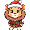 Löwe Weihnachten