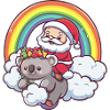 Koala Père Noël Noël