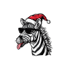 Zebra Christmas Funny