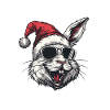 Bunny Christmas Funny