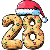 28 Number Cookie Christmas