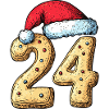24 Number Cookie Christmas