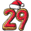 29 Number Cookie Christmas