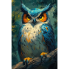 Illustration einer Eule