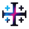 Cairo's Cross (Jerusalem Cross) – Midnight