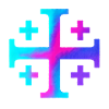 Kairos Cross (Jerusalem Cross) – Starry Sky