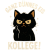 Ganz Dünnes Eis Katze Morgenmuffel