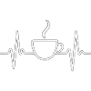 Coffee heartbeat