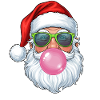 Weihnachtsmann Bubble Gum