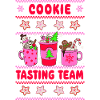 Cookie Tasting Team - Christmas neon pink