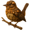 Wren in a natural look