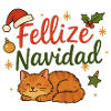 Fellize Navidad – Funny Cat Christmas Design