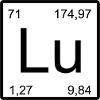 Lu Element Art Minimal Chemistry