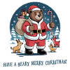 Beary Merry Christmas Santa Bear
