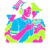 Dream Loud Neon Pop