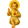 Sacred Heart Boy Illustration