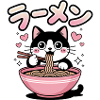 Ramen Cat - Food Lover Design