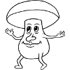 Champignon drôle