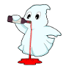 Geist Flasche Rotwein