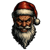 Dark Santa Claus Grimace