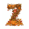 Autumn Harvest Turkey on Twisted Tree
