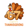 Turkey 67 Thanksgiving Joy