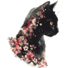 Katze Blumen