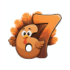 Turkey 6 Thanksgiving Mascot