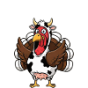 Dinde Moo Drôle Vache de Noël