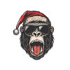 Gorilla Christmas Funny