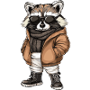 Raccoon Cool Winter