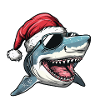 Shark Christmas Funny Christmas